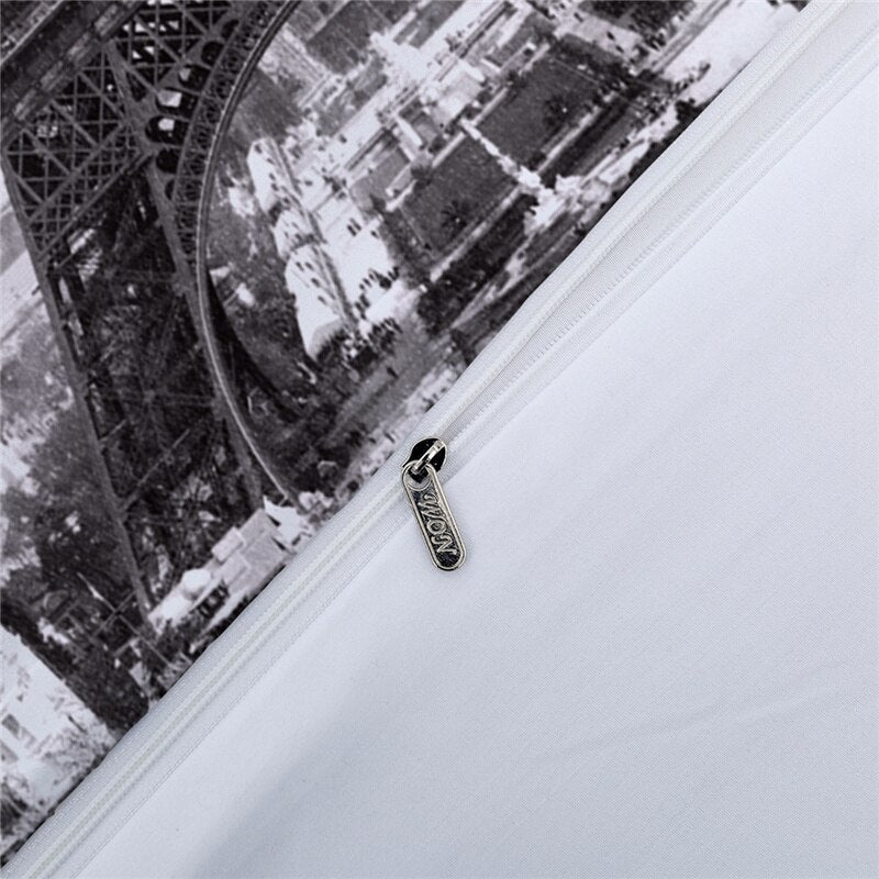 Fehér Eiffel-Torony Paplanhuzat