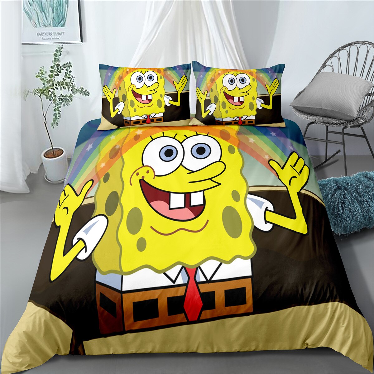 Spongebob Squarepants Rainbow Paplanhuzat