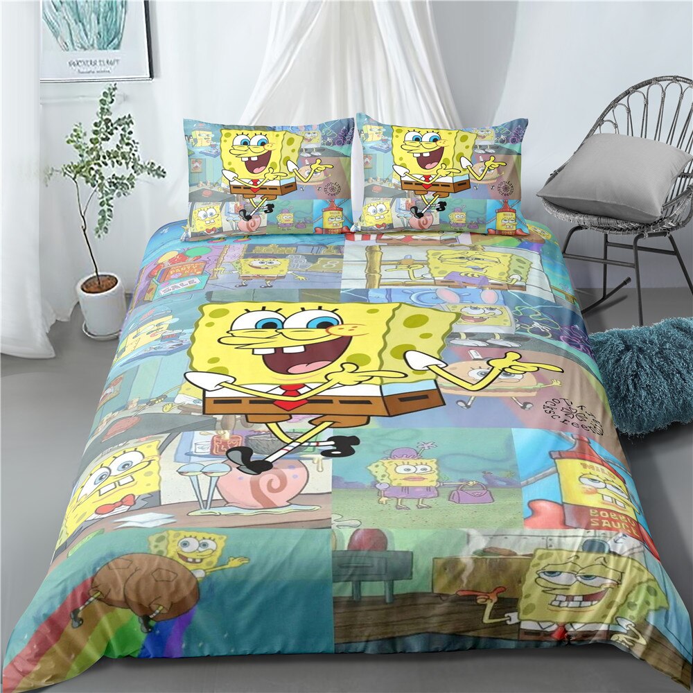 Spongyabob Kockanadrág Jelenetek Paplanhuzat