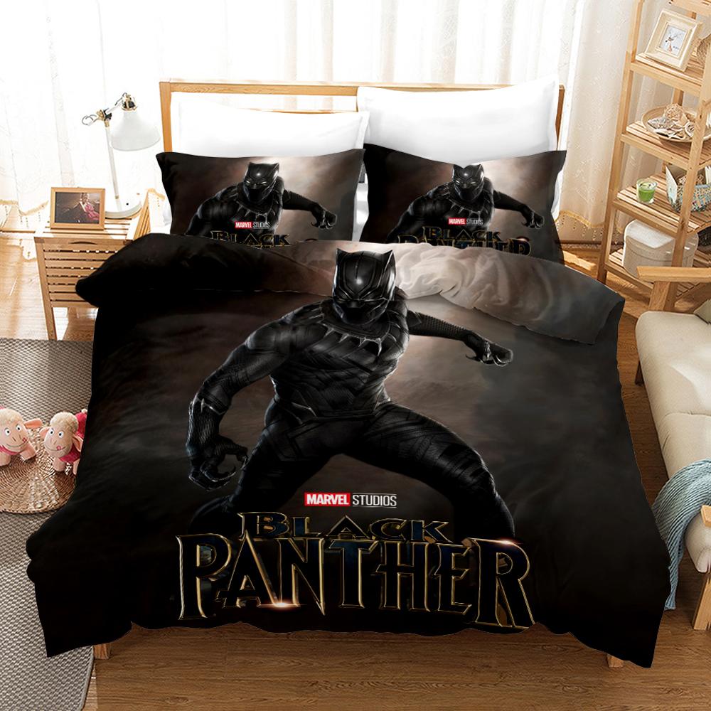 Disney Marvel Black Panther Fekete Paplanhuzat