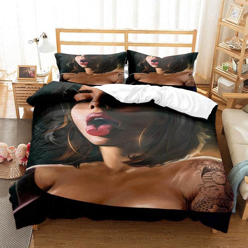 Paplanhuzat Szexi Lány Nyitott Száj