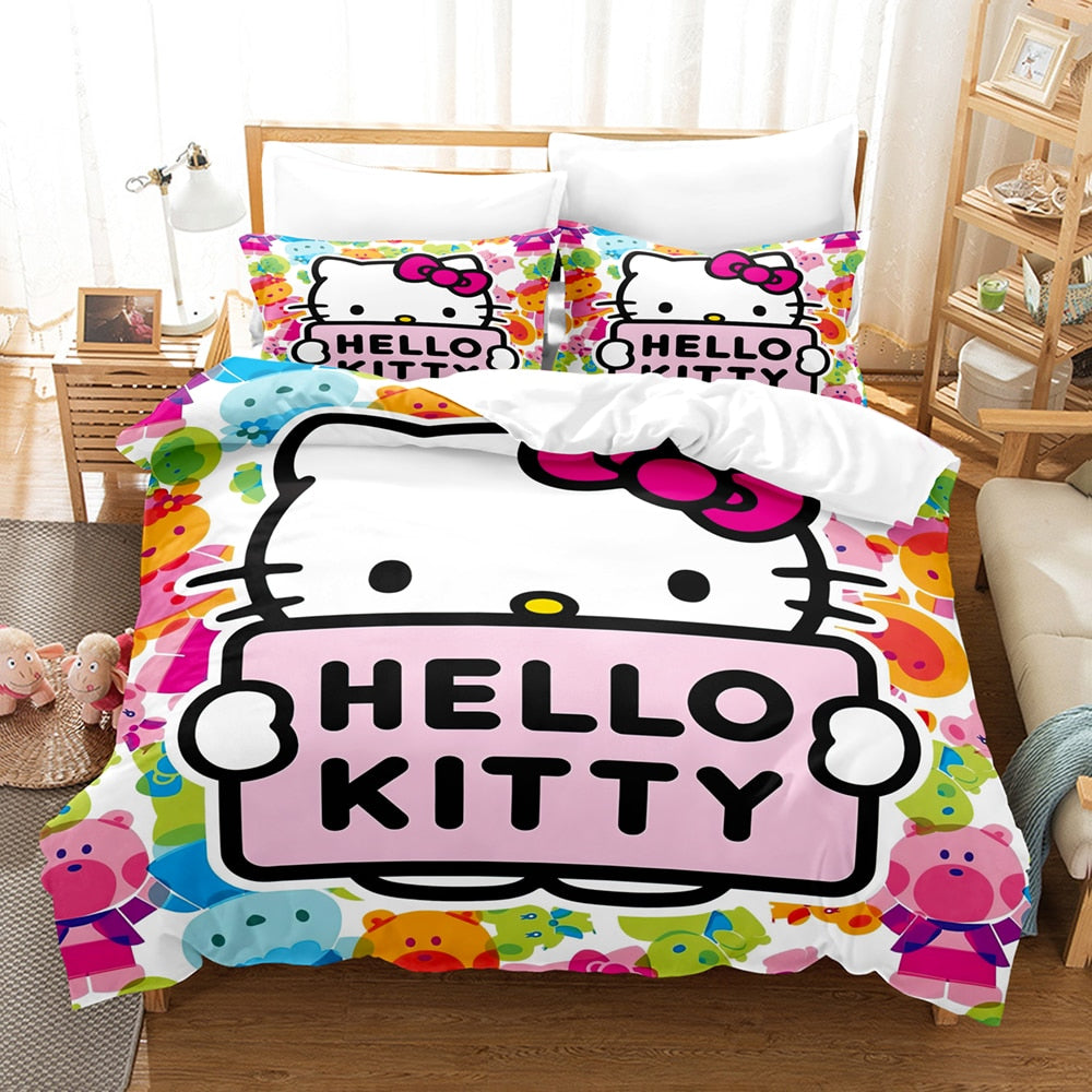 Hello Kitty Többszínű Paplanhuzat