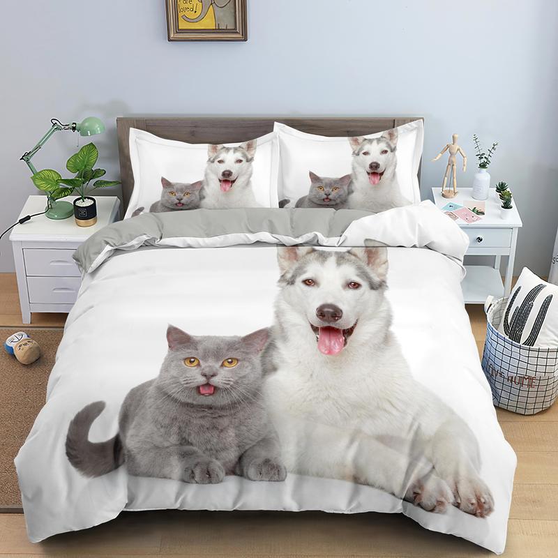 Husky És Chartreux Paplanhuzat