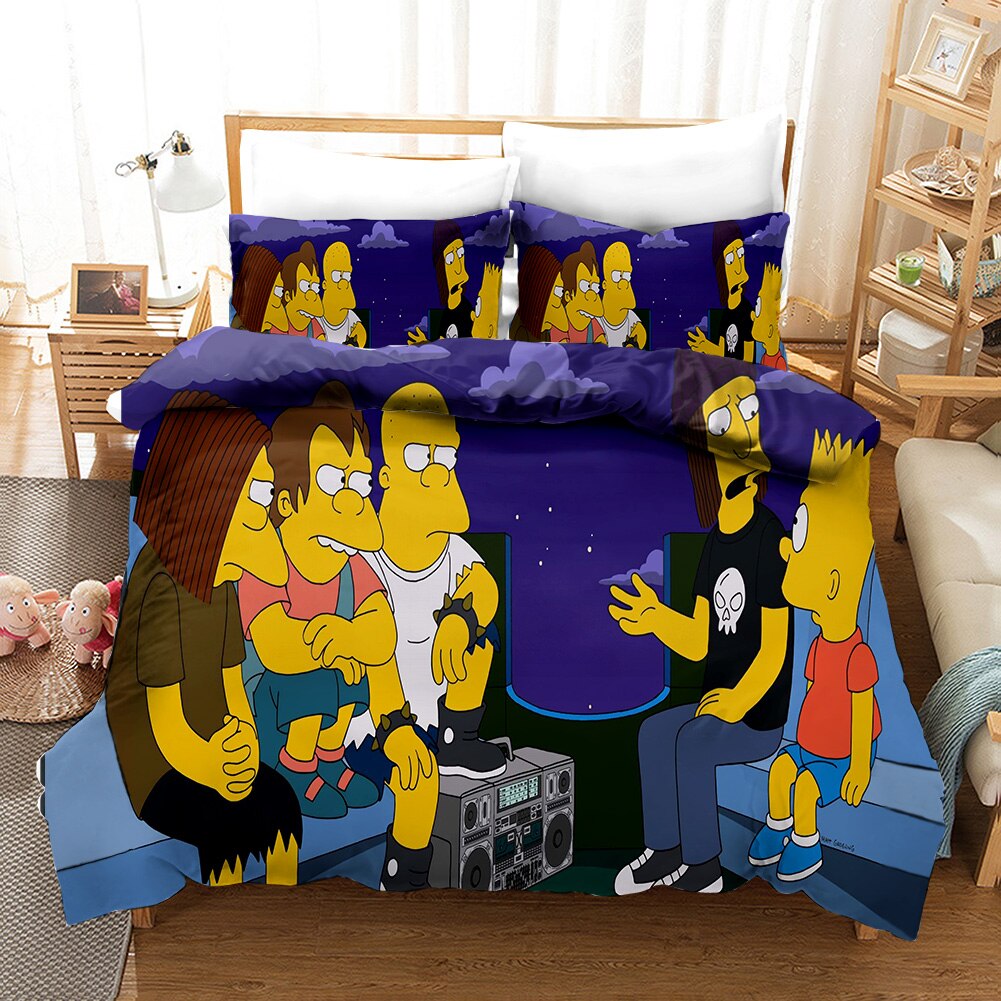 Dynebetræk The Simpsons Bart And Friends