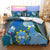 Dynebetræk The Simpsons Blue
