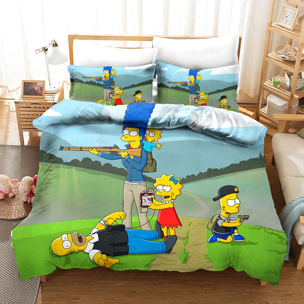 Dynebetræk The Simpsons Hunting