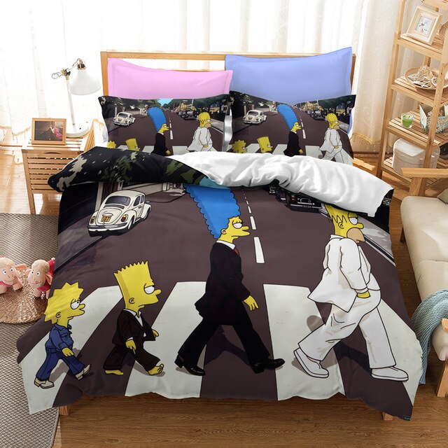 Dynebetræk The Simpsons The Beatles
