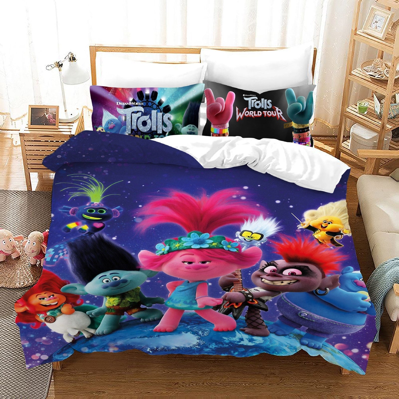 Dynebettræk Troldevalmuen Og Hendes Venners Aften