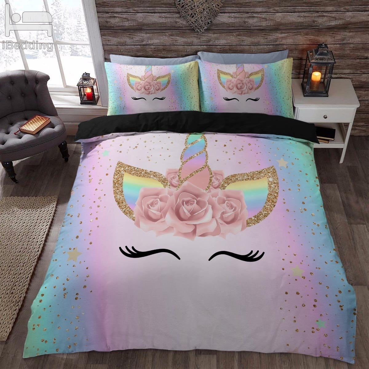 Unicorn Paplanhuzat Gradiens Színek