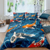 Koi Fish Vízben Paplanhuzat