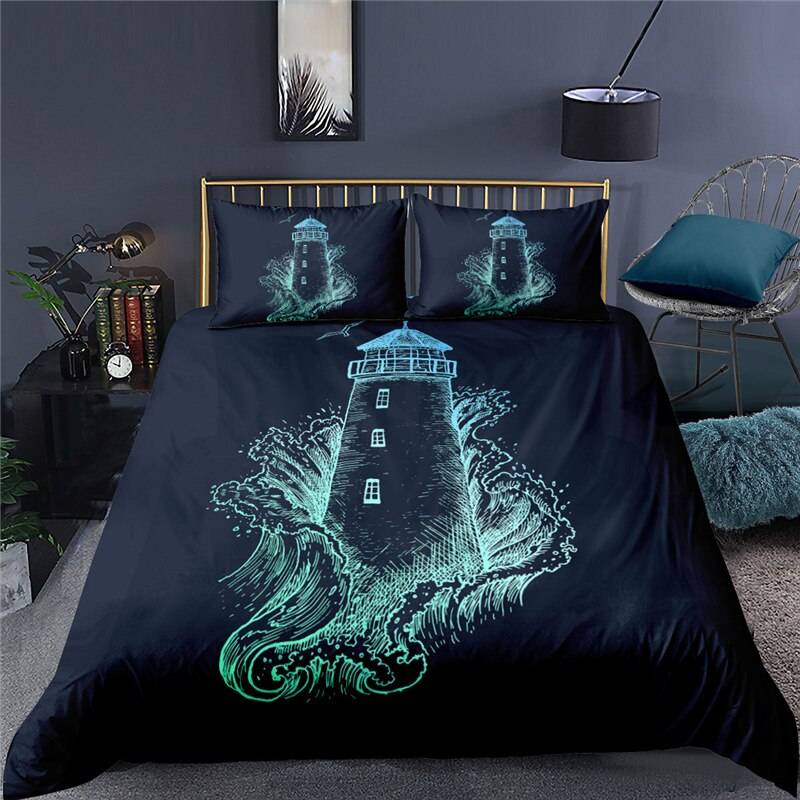 Green Lighthouse Mermaid Paplanhuzat