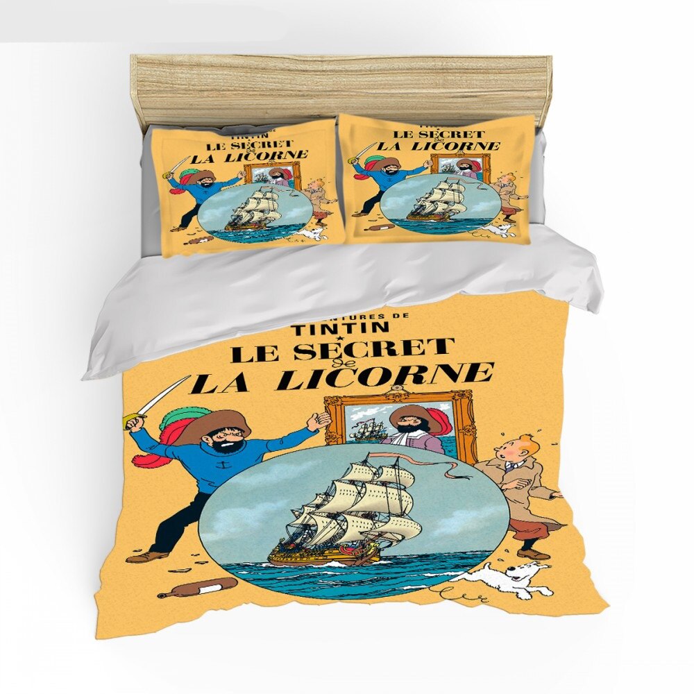 Tintin És Haddock Kapitány Paplanhuzat