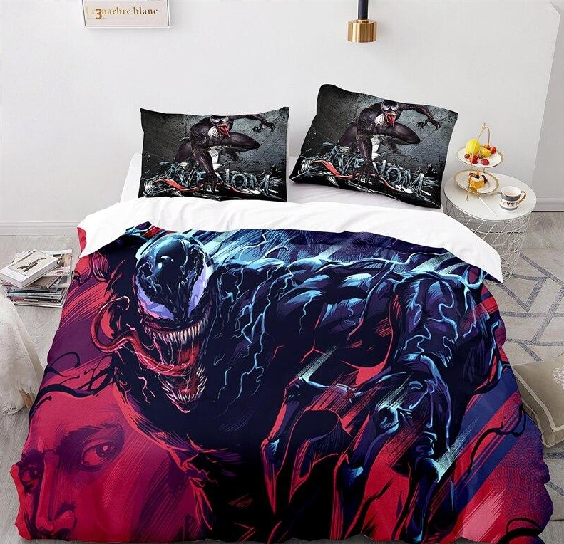 Rózsaszín És Fekete Venom Paplanhuzat