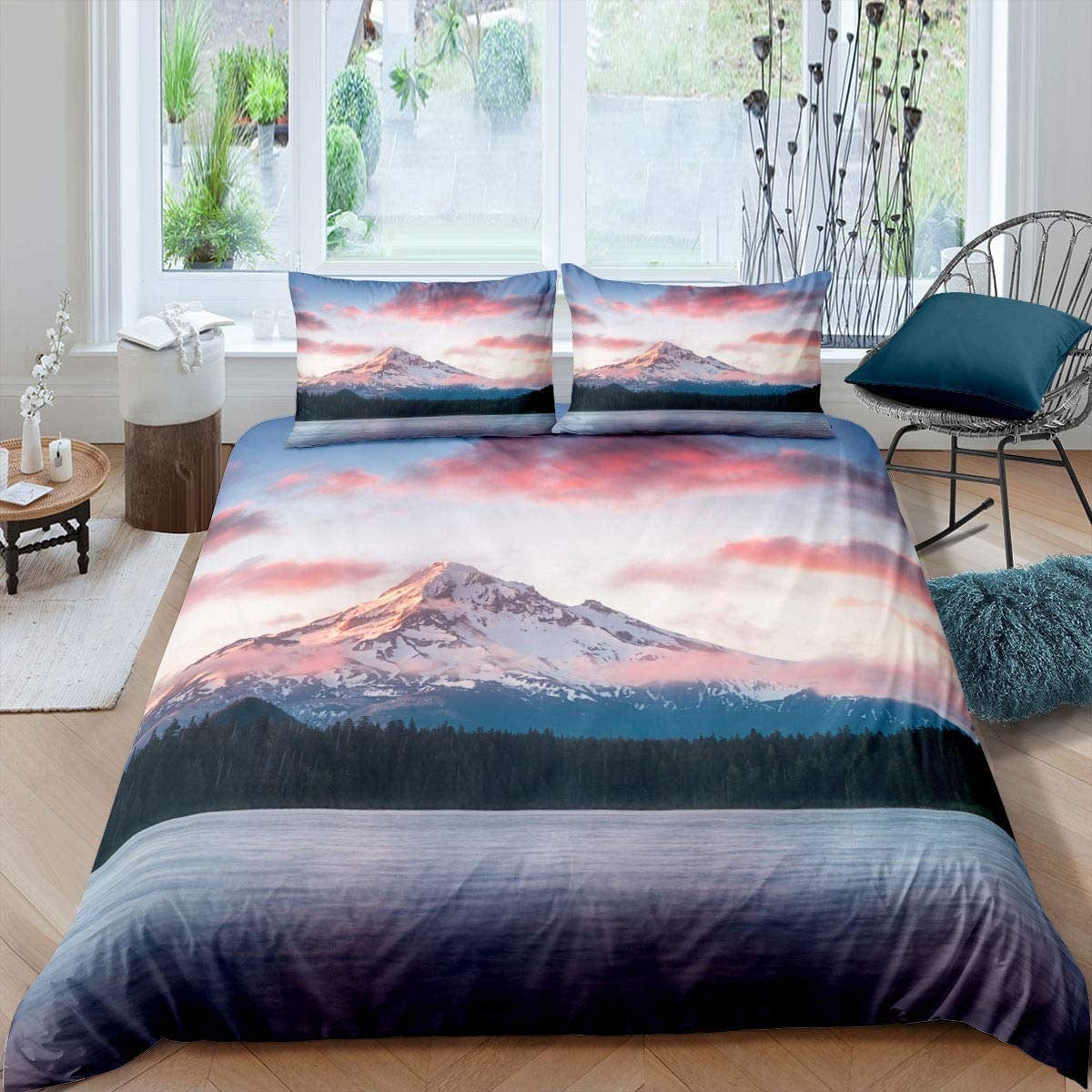 Dynebetræk 240x220 Bjergmønster