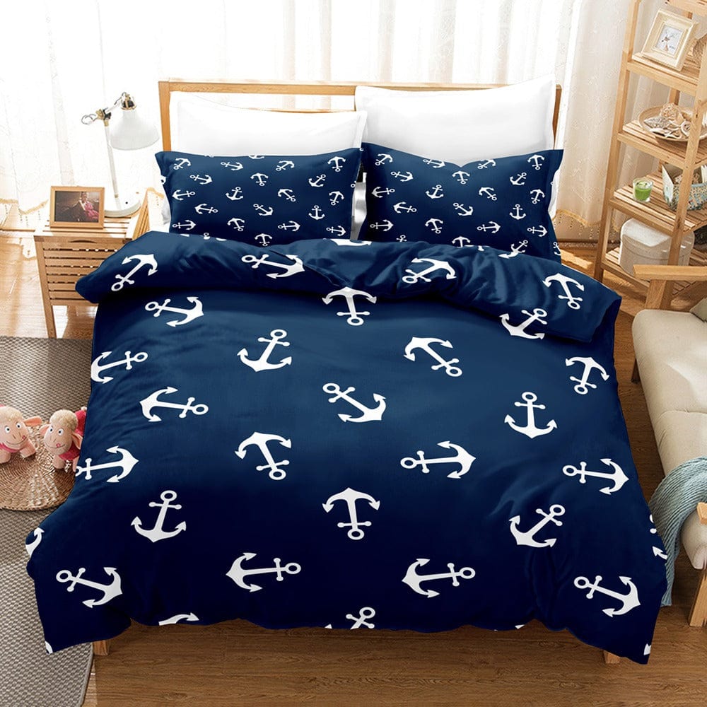 Navy Anchor Dynebetræk