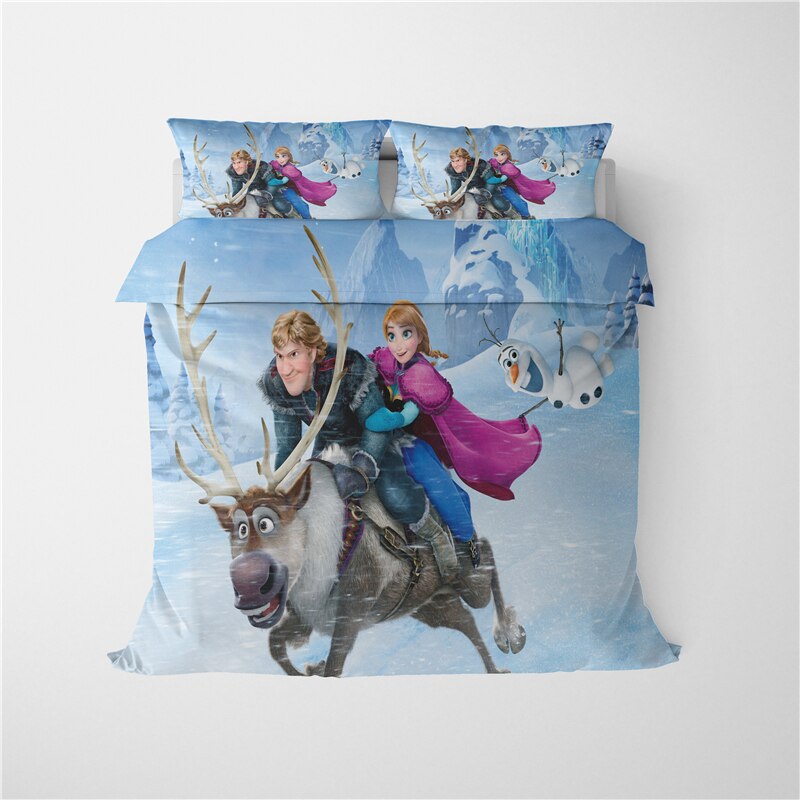 Dynebetræk Anna Og Kristoff På Sven