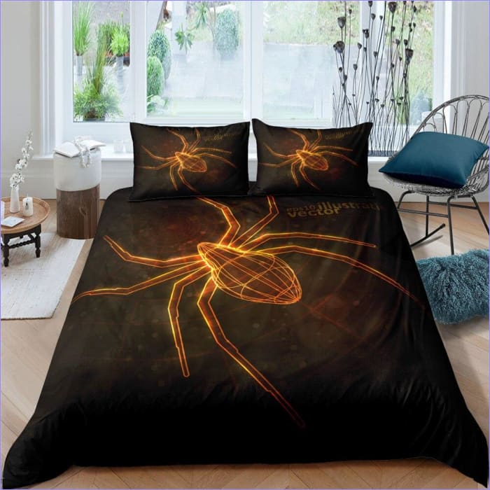 Gyldne Spider Dynebetræk