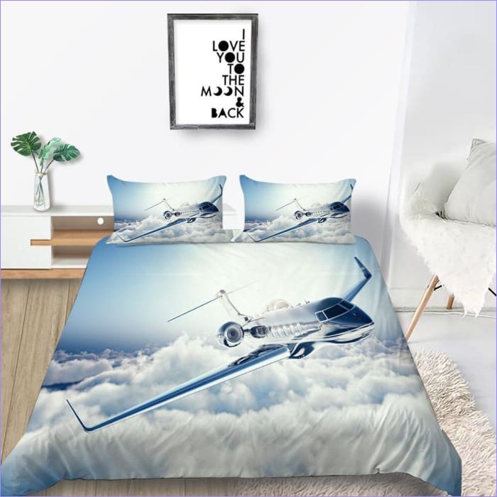 Privat Jet Plane Dynebetræk