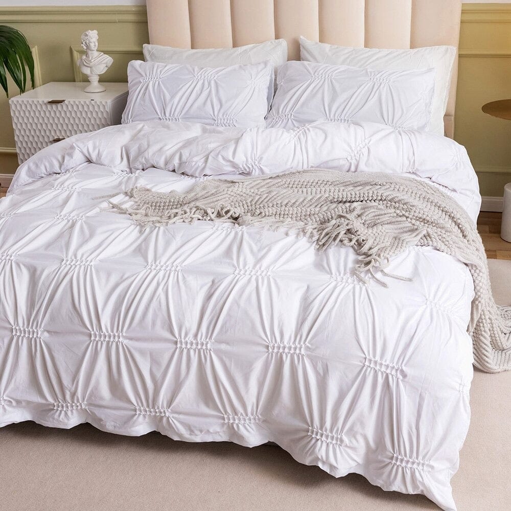 Hvid Redő Dynebetræk