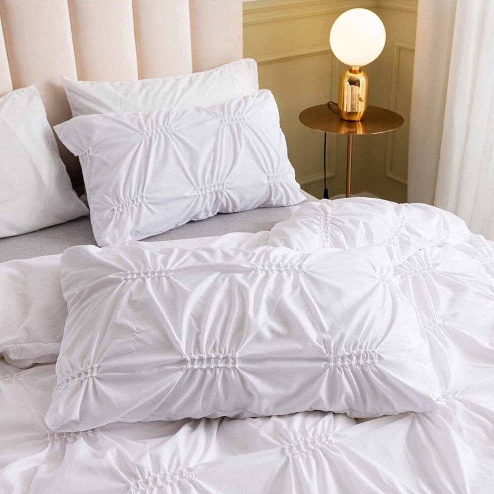 Hvid Redő Dynebetræk