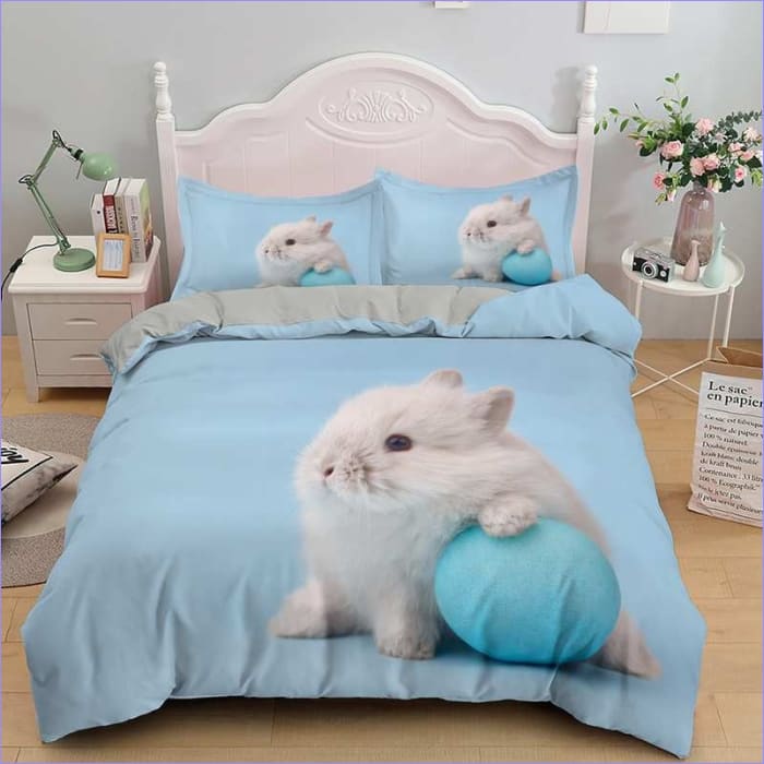 Blå Babykanin Dynebetræk