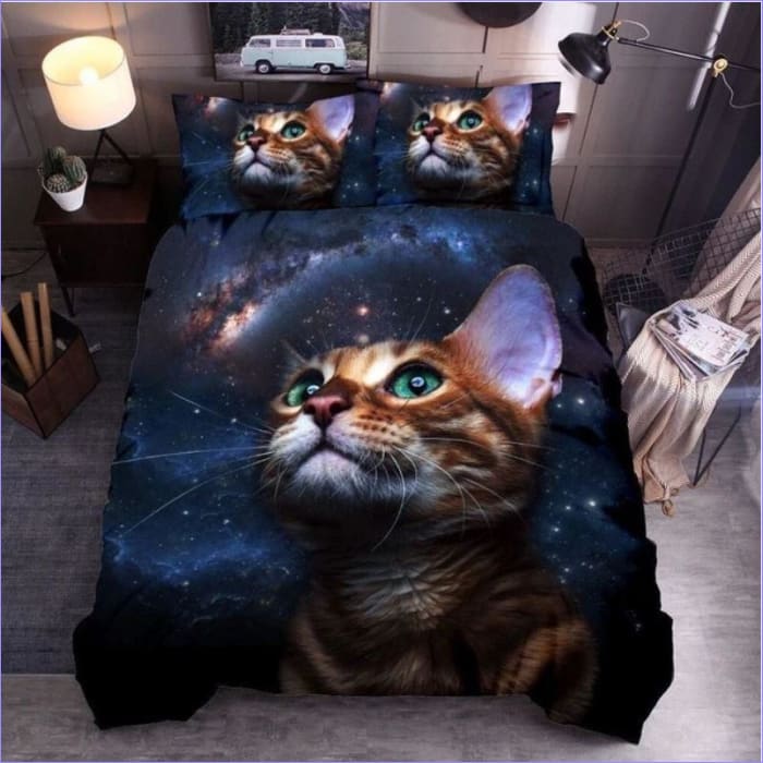 Galaxy Cat Dynebettræk
