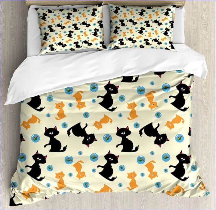 Dynebetræk Katte És Fisk