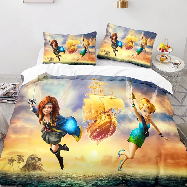 Dynebetræk Tinker Bell Og Piratfeen
