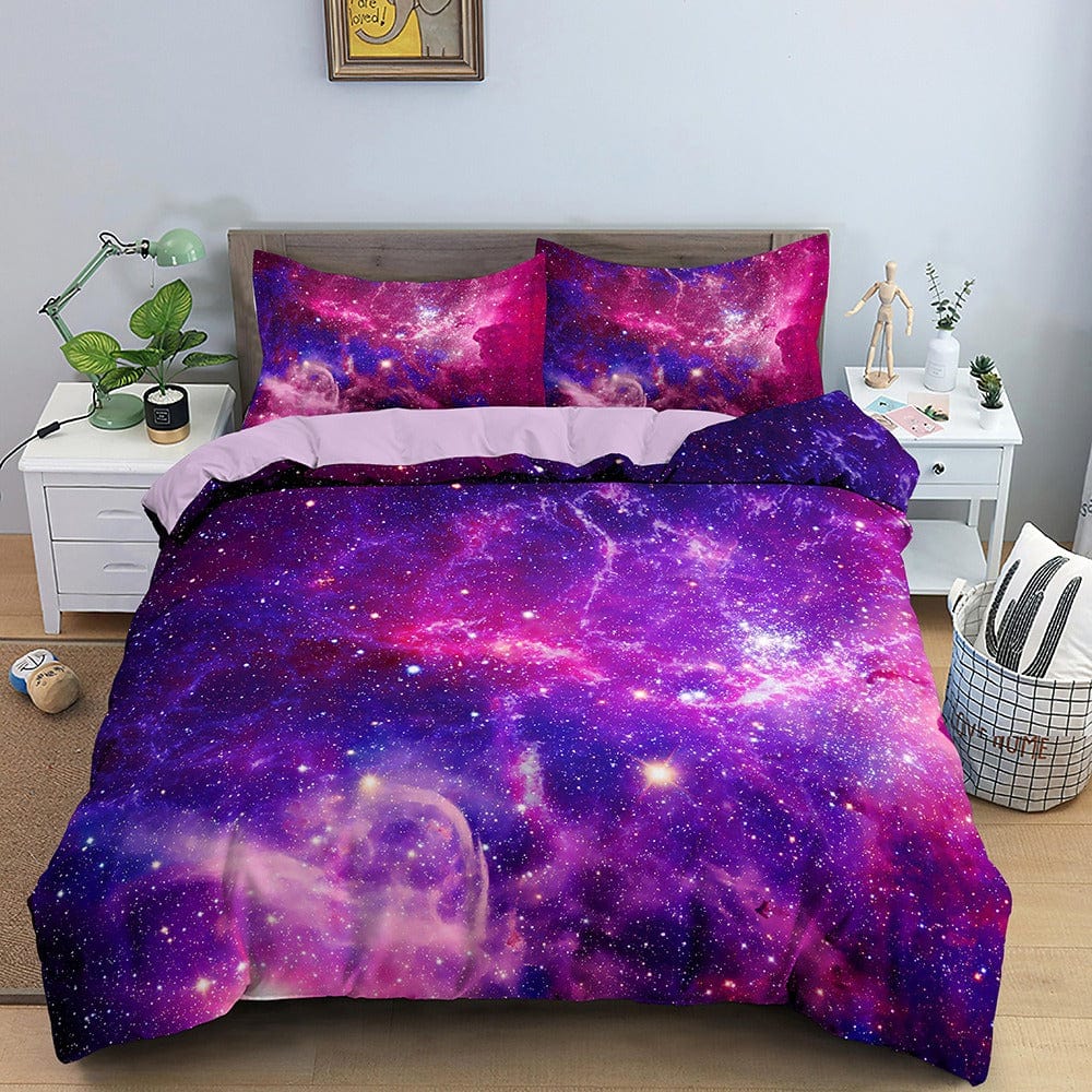 Rózsaszín És Mályvaszínű Space Dynebetræk 220x240