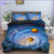 Blue Galaxy And Planets Dynebetræk