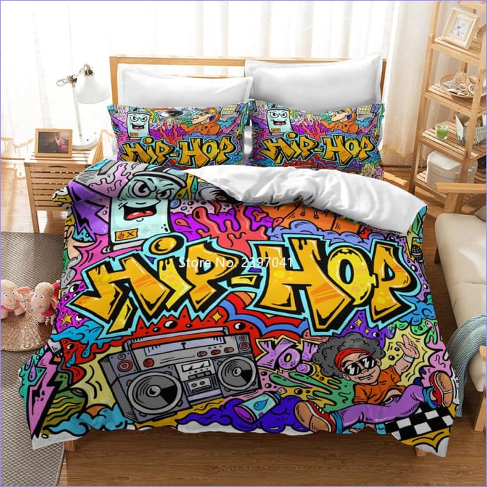 Hip Hop Graffiti Dynebetræk