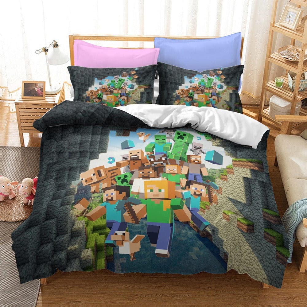 Minecraft Dynebetræk 200x200
