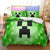 Minecraft Screeper Dynebetræk