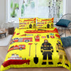 Gul Firefighter Dynebetræk 220x240