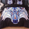 Farverigt Wolf Head Dynebetræk