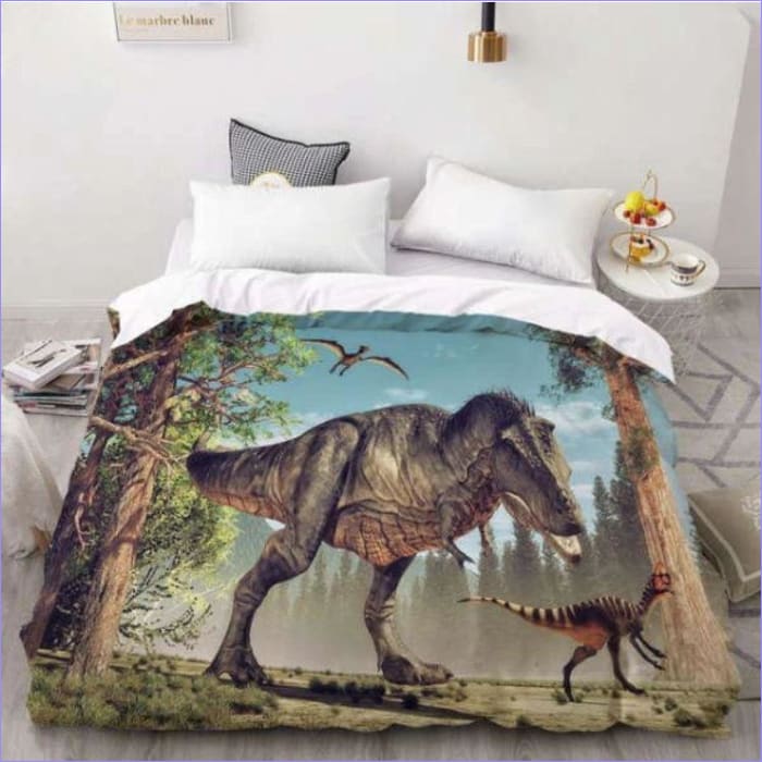 Realisztikus Dinosaur Boy Dynebetræk