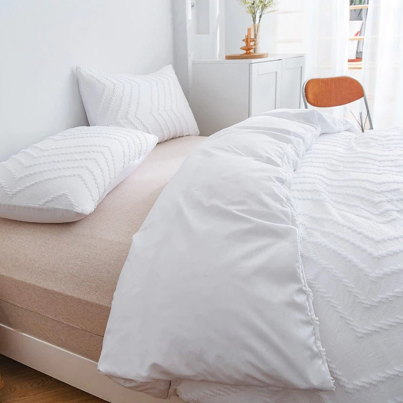 Hvidt Dynebetræk Sæt