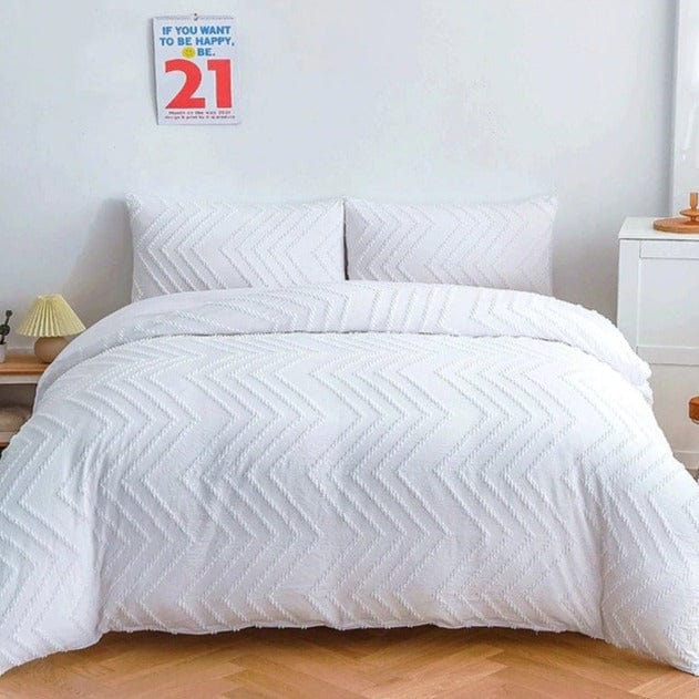 Hvidt Dynebetræk Sæt